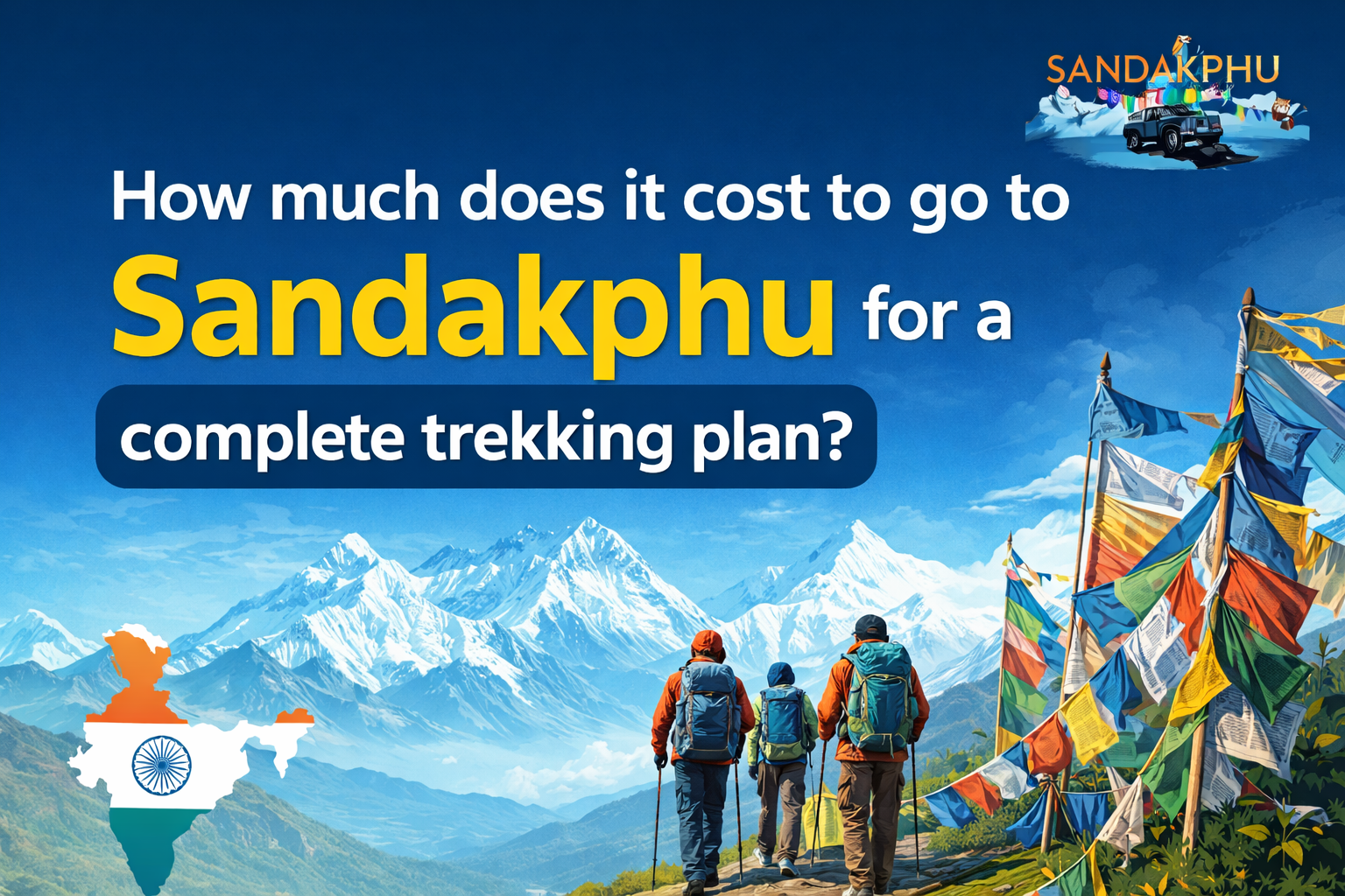 How much does it cost to go to Sandakphu for a complete trekking plan