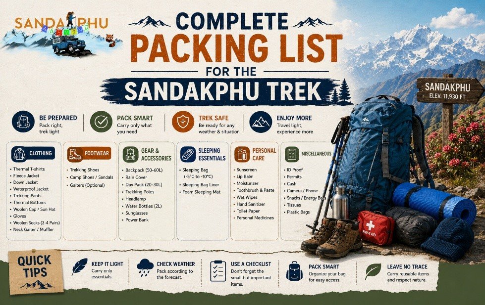sandakphu tour package list - Sandakphu and Beyond