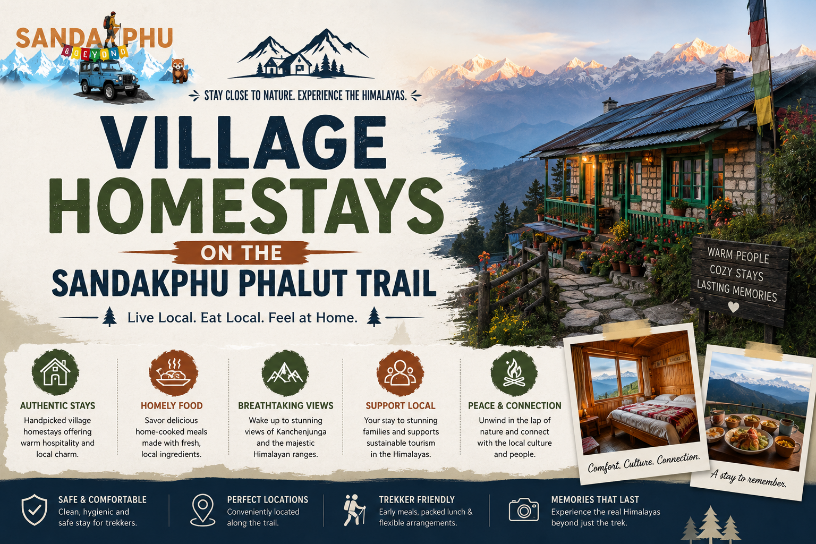 Village Homestays on the Sandakphu Phalut Trail
